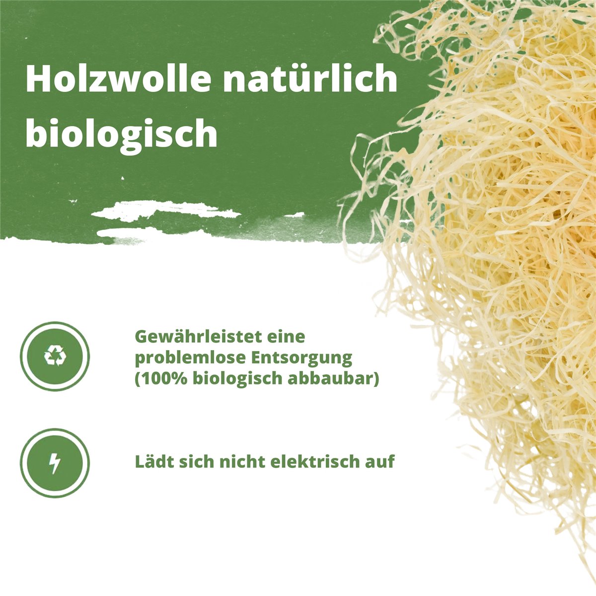 Holzwolle 100g / PEFC zertifiziert
