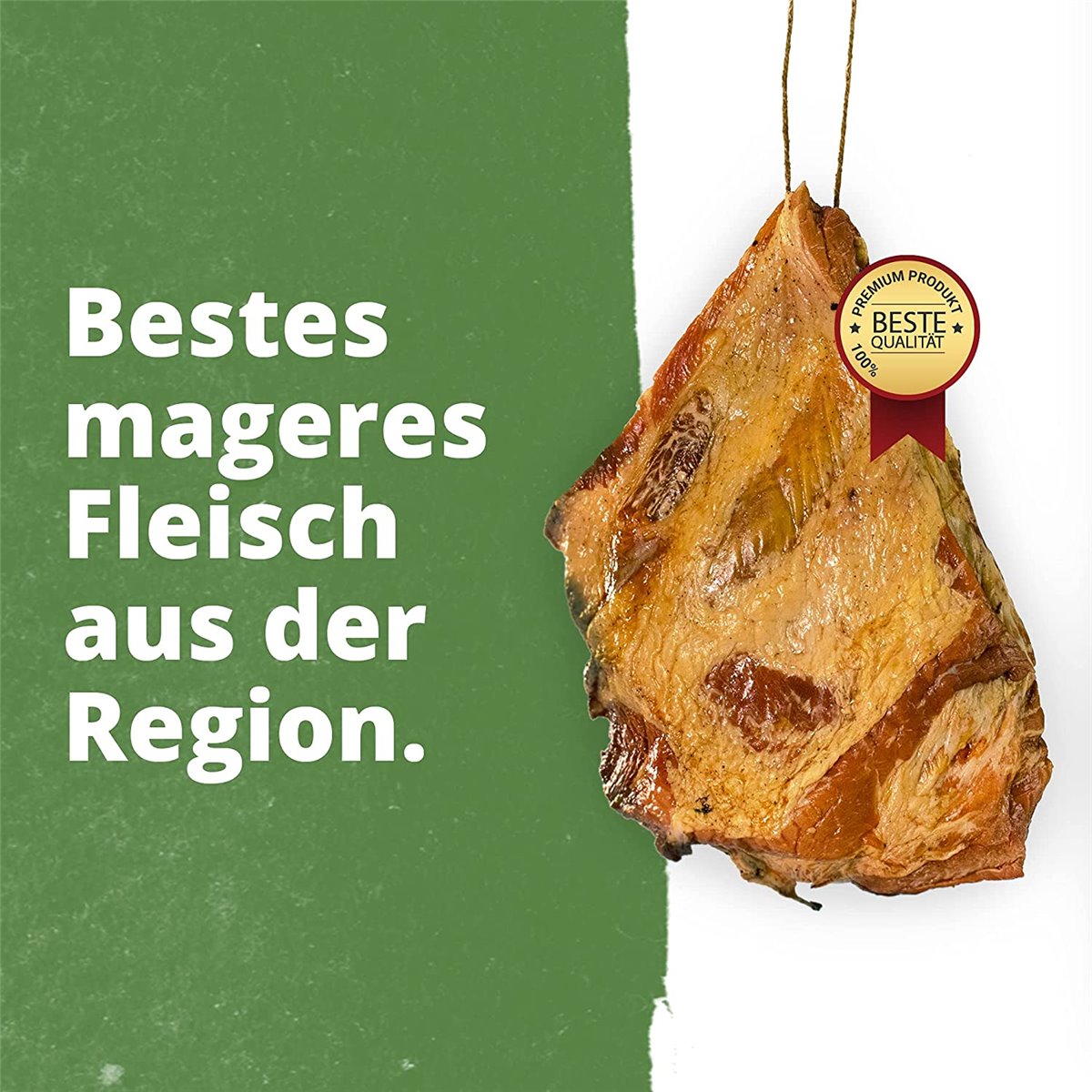 Schäufele-Paket + Altbadischer Senf goldgelb geräuchert 4 x 1200g = 4,8kg