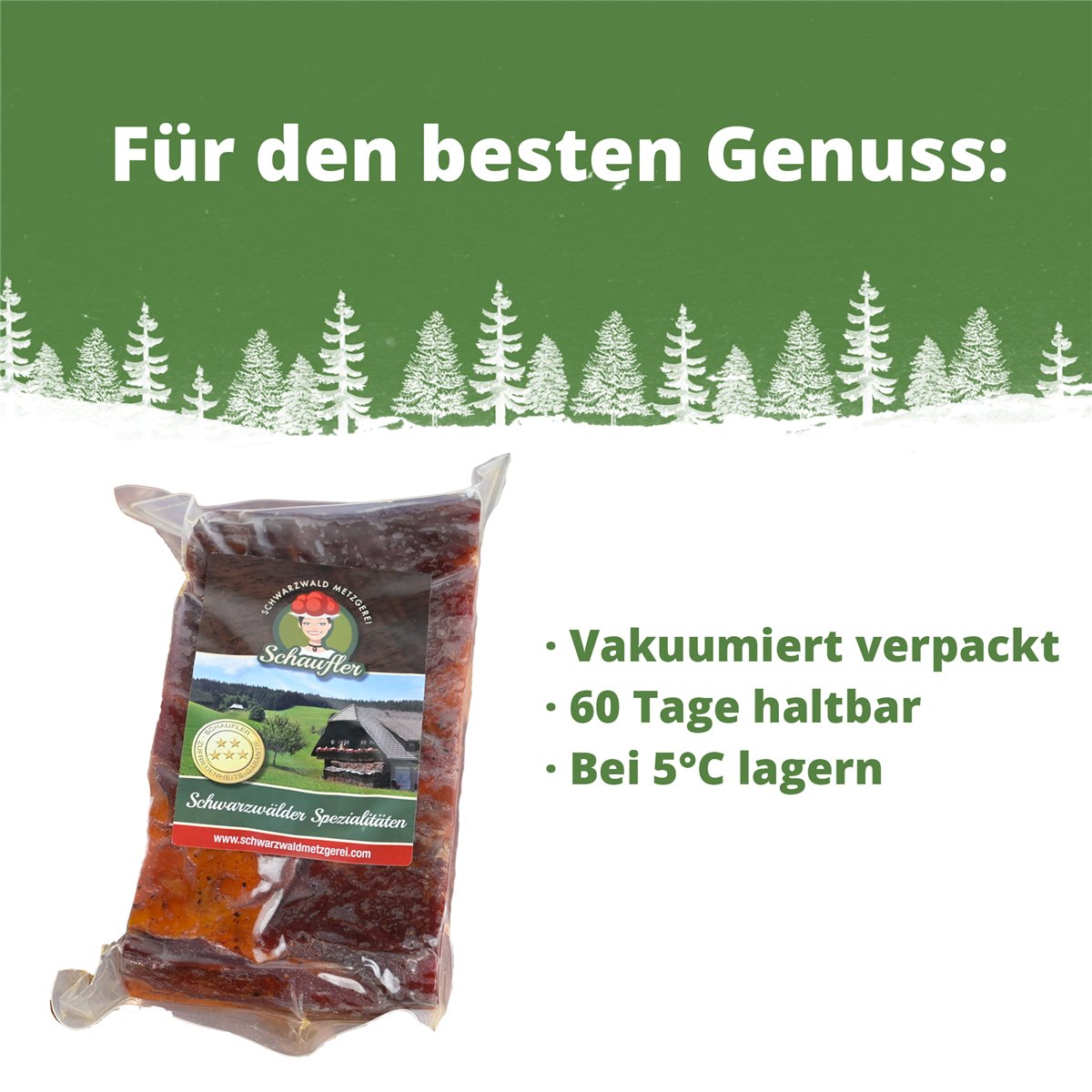 AUKTION Schwarzwälder Schinken 1000g
