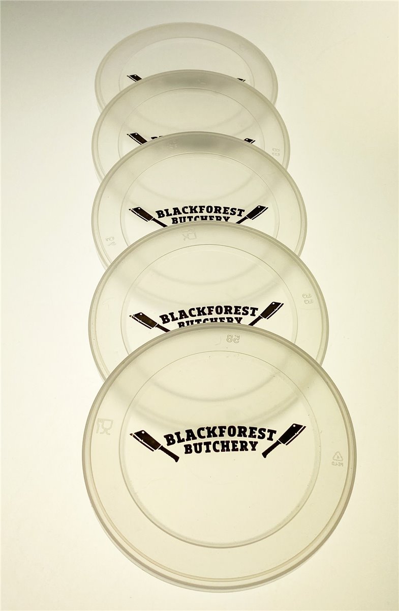 Deckel für Wurstdosen I 5er Set Kunststoffdeckel
