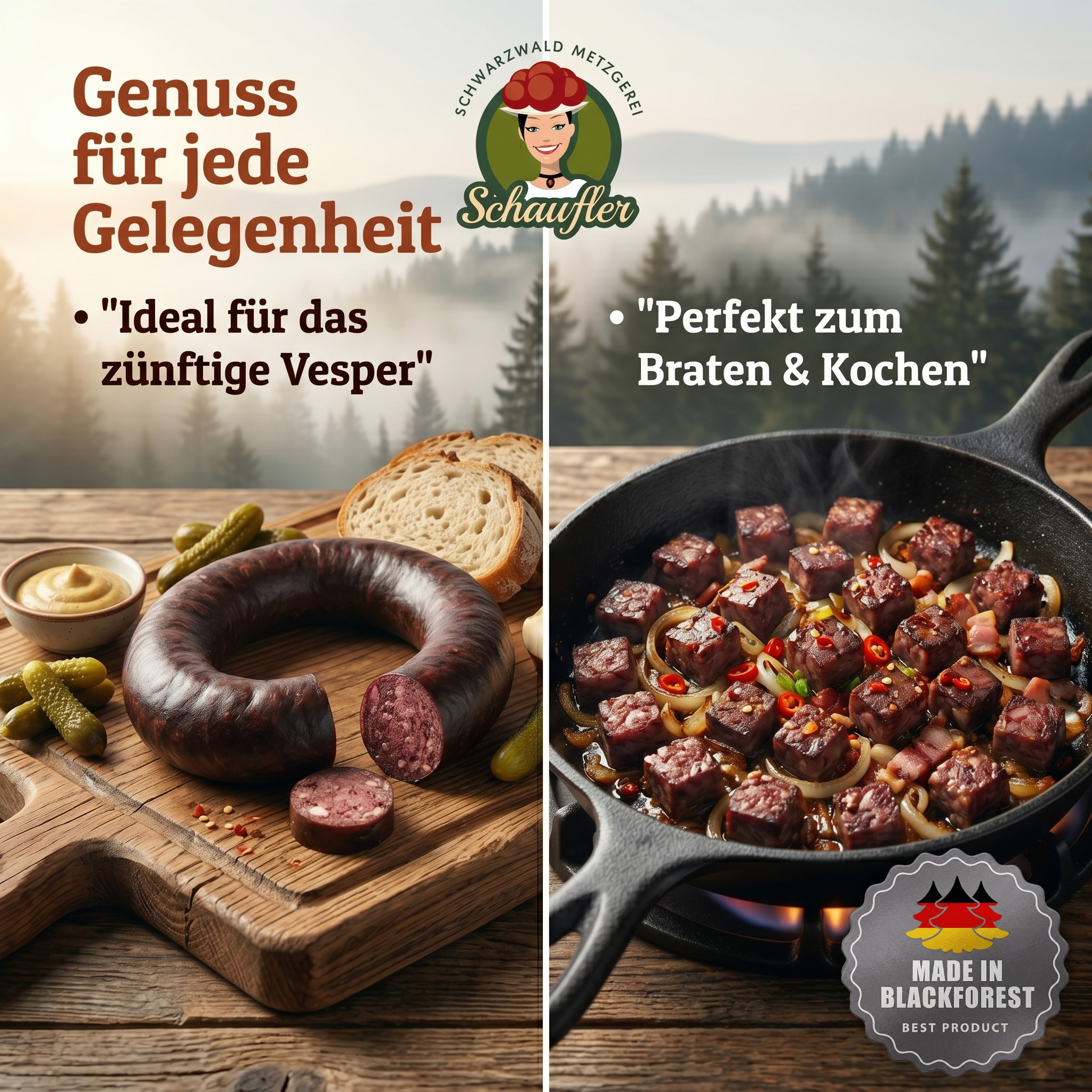 Chili Blutwurst (scharf) - 2 Ringe 