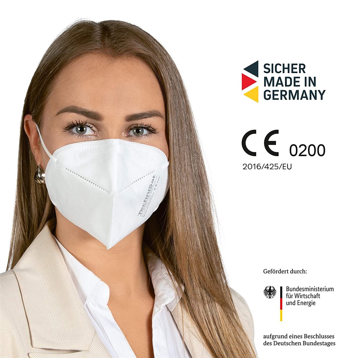 TECHNIMASK FFP2 2.0, 5 Stück, weiß
TECHNIMASK FFP2 2.0, 5 Stück, weiß